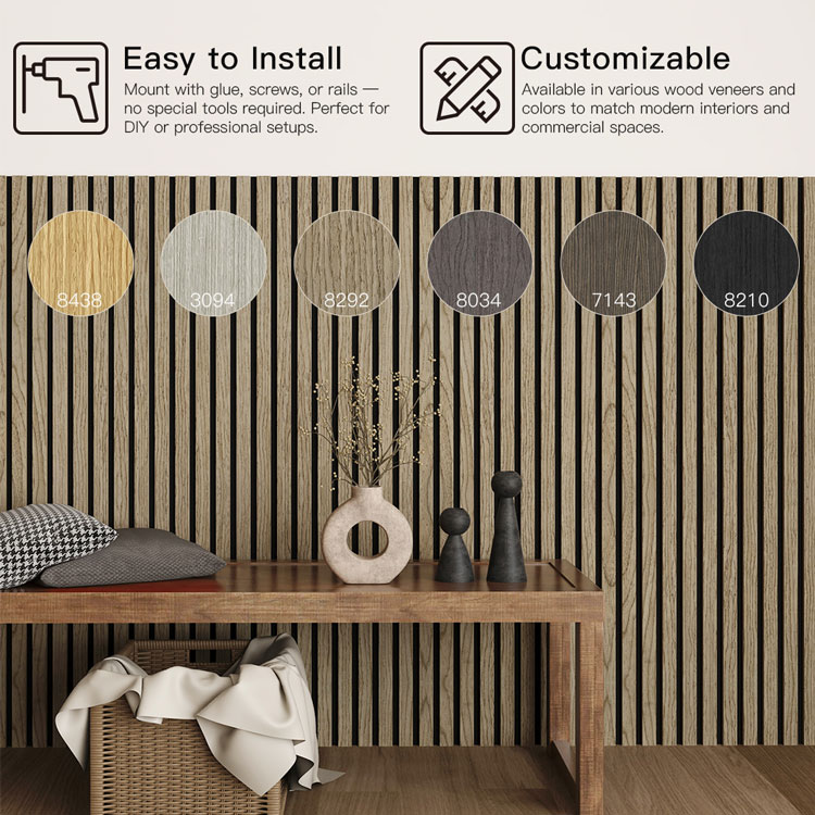 Leading Distributor of Acoustic Wood Slat Panels