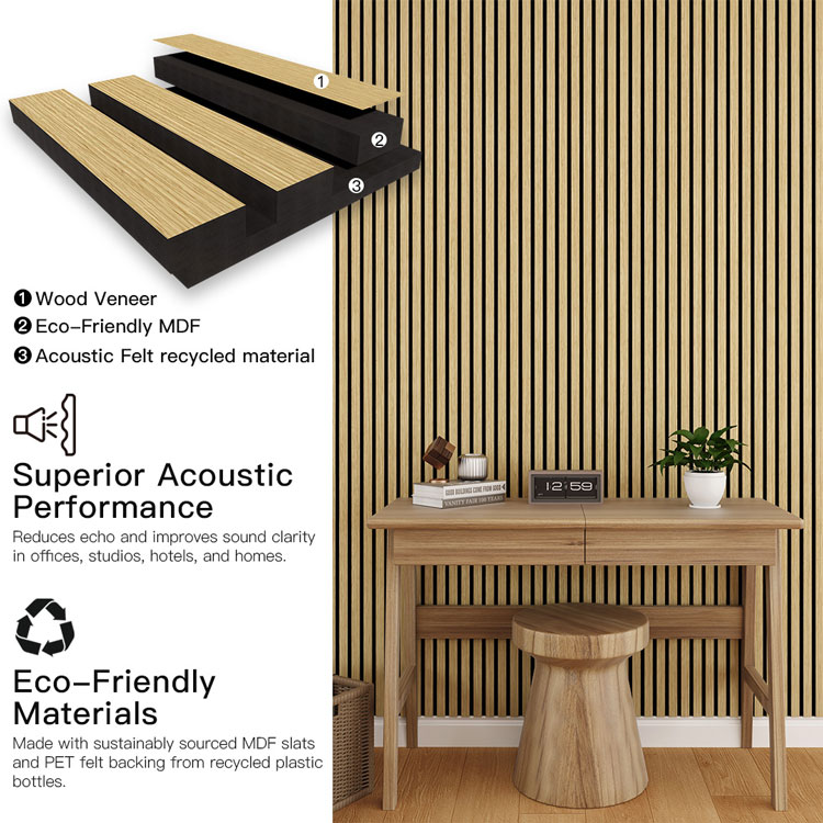 Premium Acoustic Wood Slat Panels Manufacturer
